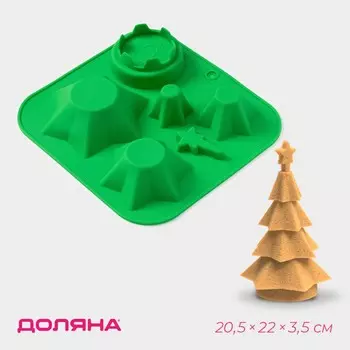 Форма для выпечки новогодняя доляна