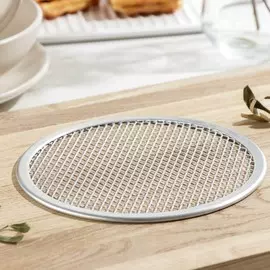 Форма для выпечки пиццы, d=18 см, цвет серебряный