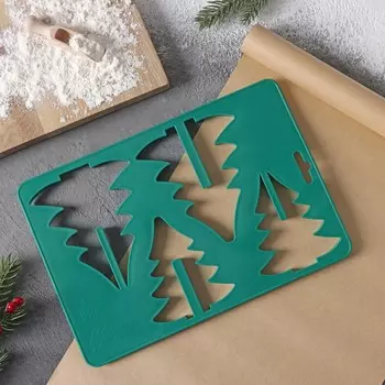Форма для вырезания печенья новогодняя доляна