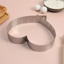 Форма разъёмная для выпечки сердце