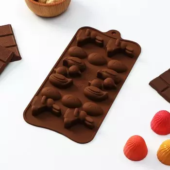 Форма для конфет и шоколада доляна