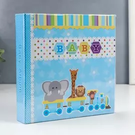 Фотоальбом 12 листов для заполнения и 14 листов для 56 фотографий 10х15 см.,