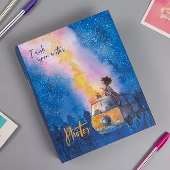 Фотоальбом на 200 фото 10х15 см, пластик. листы