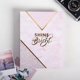 Фотоальбом shine bright 200 фото, 25,5х18х5 см