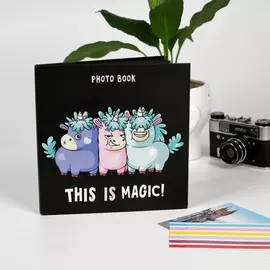 Фотокнига с черными листами this is magic, 23 х 23 см