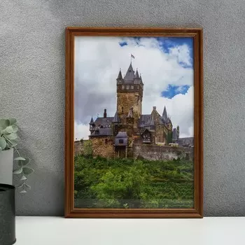 Фоторамка 21х30 (3n92) орех (пластиковый экран)