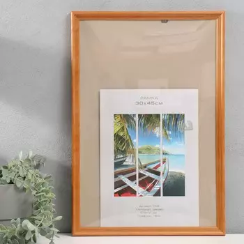 Фоторамка для фото 3045 см image art, austin, дерево, (пластиковый экран), орех