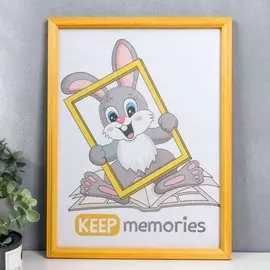 Фоторамка дерево 30х40 см, сосна (пластиковый экран)