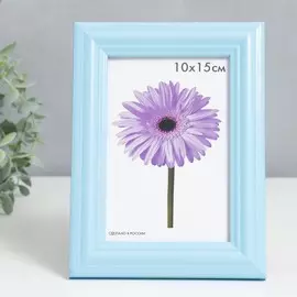Фоторамка дерево linda 10х15 см голубая