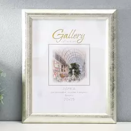 Фоторамка gallery 20х25 см, 647221-7, серебро (пластиковый экран)