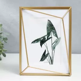 Фоторамка металл на 1 фото 10х15 см