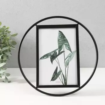 Фоторамка металл на 1 фото 10х15 см