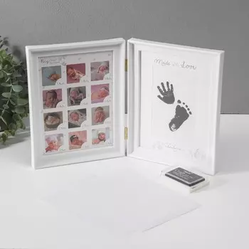 Фоторамка на 12 фото 4х4 см с штемп.подушкой