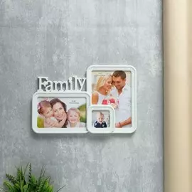 Фоторамка на 3 фото 5х5,10х15,13х18см