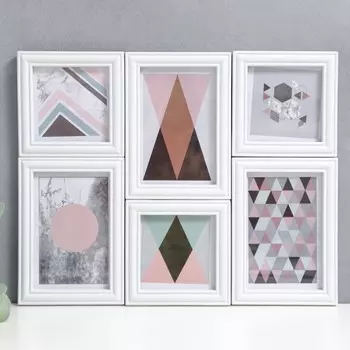 Фоторамка на 6 фото 10х10, 10х15 см