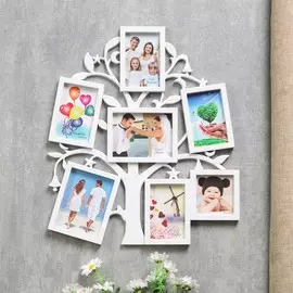 Фоторамка на 7 фото 7х7 см, 7х10 см, 13х9 см