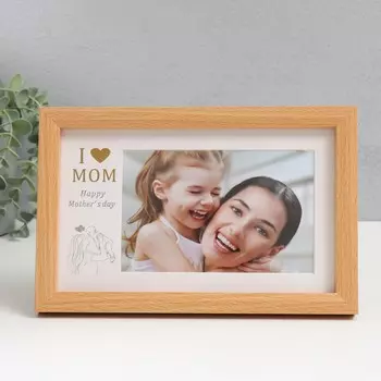 Фоторамка пластик 10х15 см с паспарту