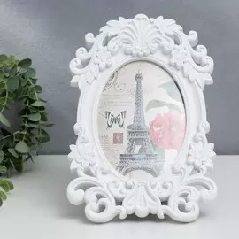 Фоторамка пластик 13х18 см овал