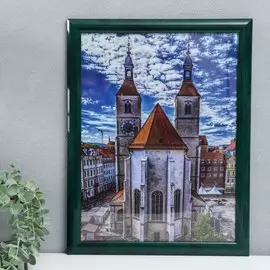 Фоторамка пластик 30х40 см 742 малахит (пластиковый экран)