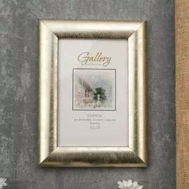 Фоторамка пластик gallery 10х15 см 221 серебро (пластиковый экран)