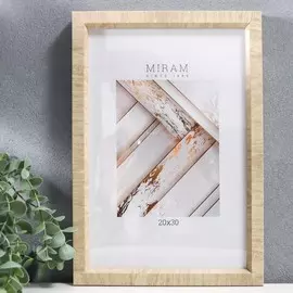 Фоторамка пластик gallery 20х30 см, 045 бежевый (пластиковый экран)