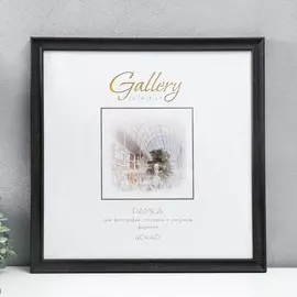 Фоторамка пластик gallery 40х40 см, дуб (пластиковый экран)