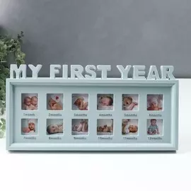 Фоторамка пластик на 12 фото 4х4 см