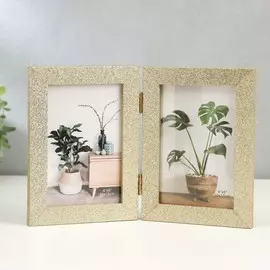 Фоторамка пластик на 2 фото 10х15 см