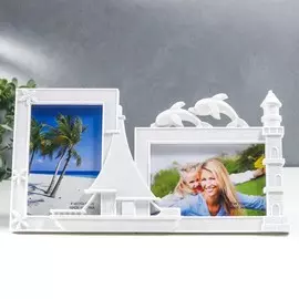 Фоторамка пластик на 2 фото 10х15 см