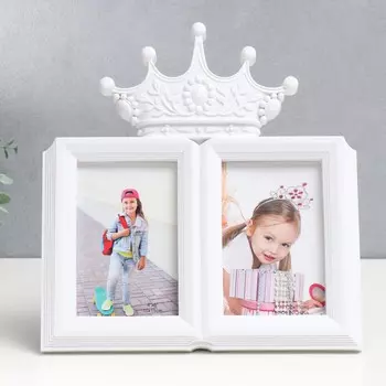 Фоторамка пластик на 2 фото 10х15 см