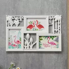 Фоторамка пластик на 3 фото 10х15 см