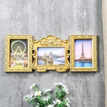 Фоторамка пластик на 3 фото 10х15 см