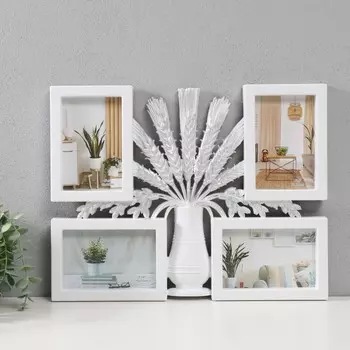 Фоторамка пластик на 4 фото 10х15