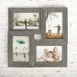 Фоторамка пластик на 4 фото 10х15 см