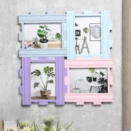 Фоторамка пластик на 4 фото 10х15 см