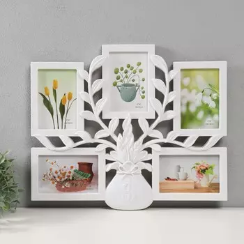 Фоторамка пластик на 5 фото 10х15