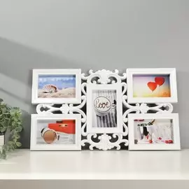 Фоторамка пластик на 5 фото 10х15 см