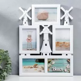 Фоторамка пластик на 5 фото 10х15 см