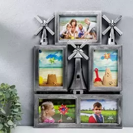 Фоторамка пластик на 5 фото 10х15 см