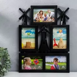 Фоторамка пластик на 5 фото 10х15 см