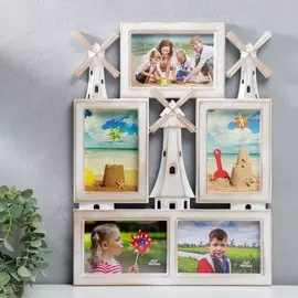 Фоторамка пластик на 5 фото 10х15 см