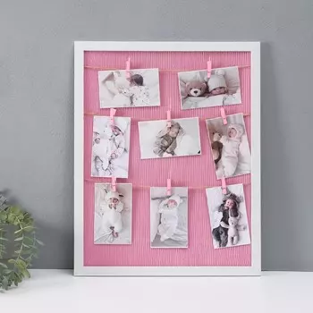 Фоторамка пластик на 8 фото 9х13 см