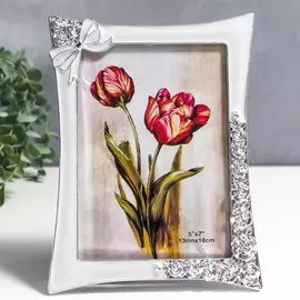 Фоторамка пластик под металл 13х18 см