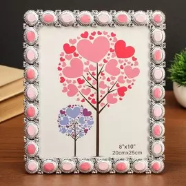 Фоторамка пластик под металл 20х25 см