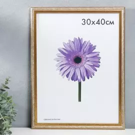 Фоторамка пластик rosa 30х40 см золото