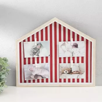 Фоторамка пластик, текстиль на 4 фото