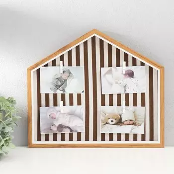 Фоторамка пластик, текстиль на 4 фото
