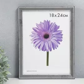 Фоторамка пластик viola 18х24 см темно-серая