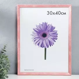 Фоторамка пластик viola 30х40 см розовая