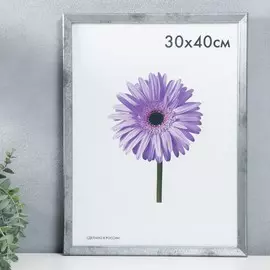 Фоторамка пластик viola 30х40 см светло-серая